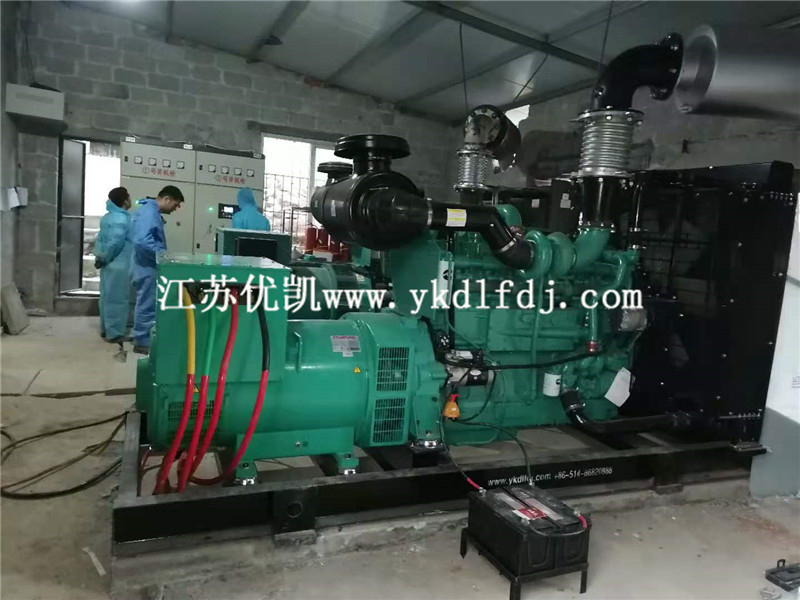 2020年11月14日，400KW重慶康明斯發(fā)電機(jī)組2臺(tái)并機(jī)交付養(yǎng)殖公司使用