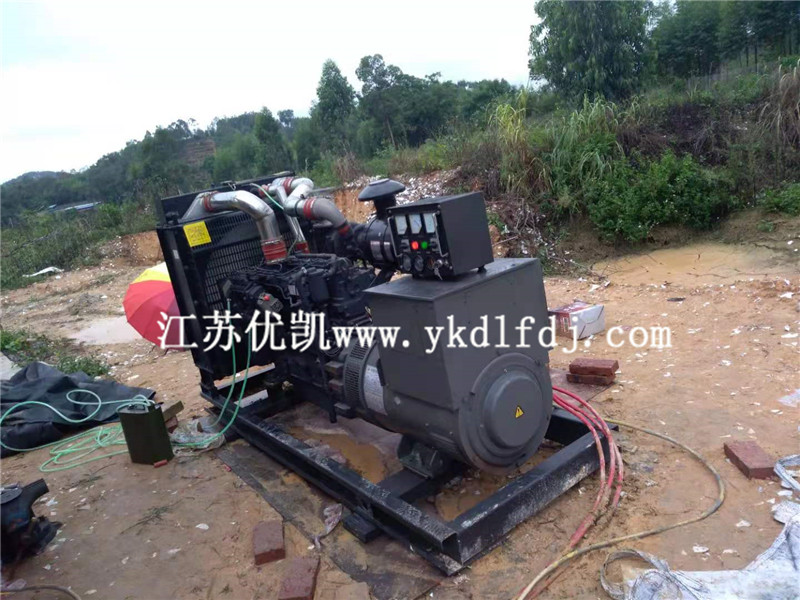2021年7月31日，上柴股份150KW發(fā)電機組交付廣西某工廠使用