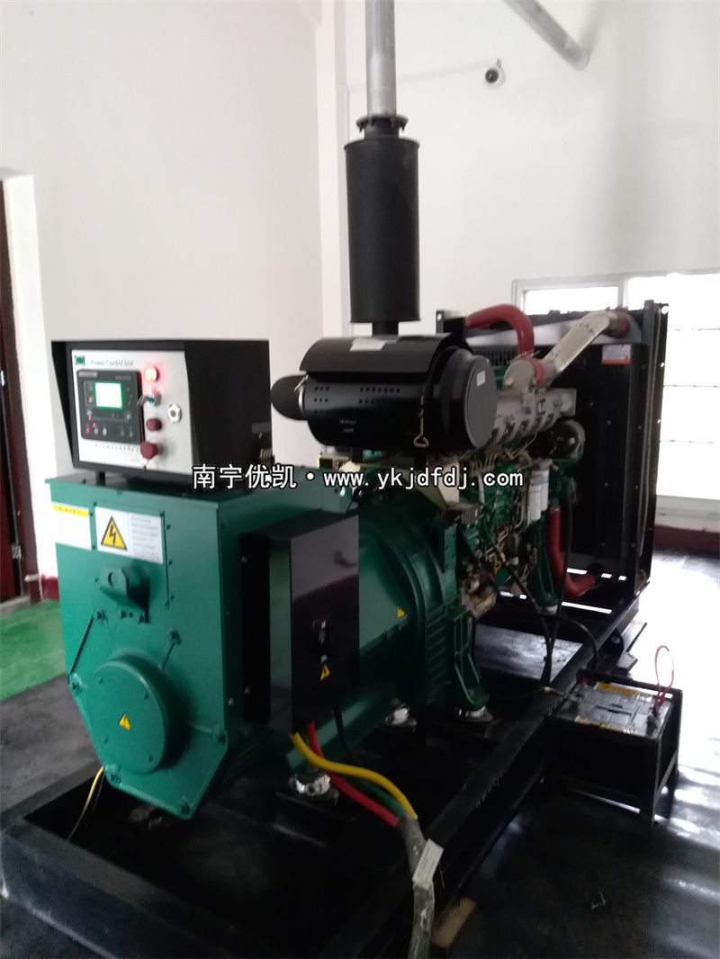 2022年6月28日，200KW玉柴發(fā)電機(jī)組崇左項(xiàng)目安裝調(diào)試完畢
