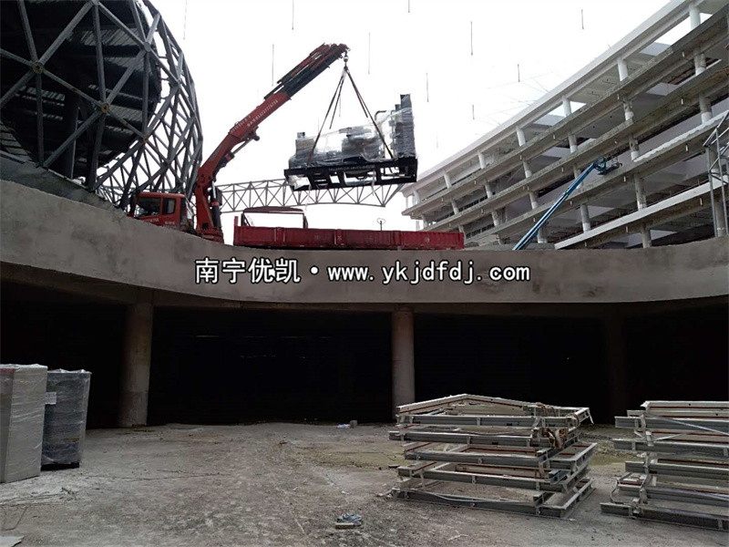 2022年6月15日，900KW上柴發(fā)電機(jī)組帶ATS柜通過驗(yàn)收交付某產(chǎn)業(yè)園