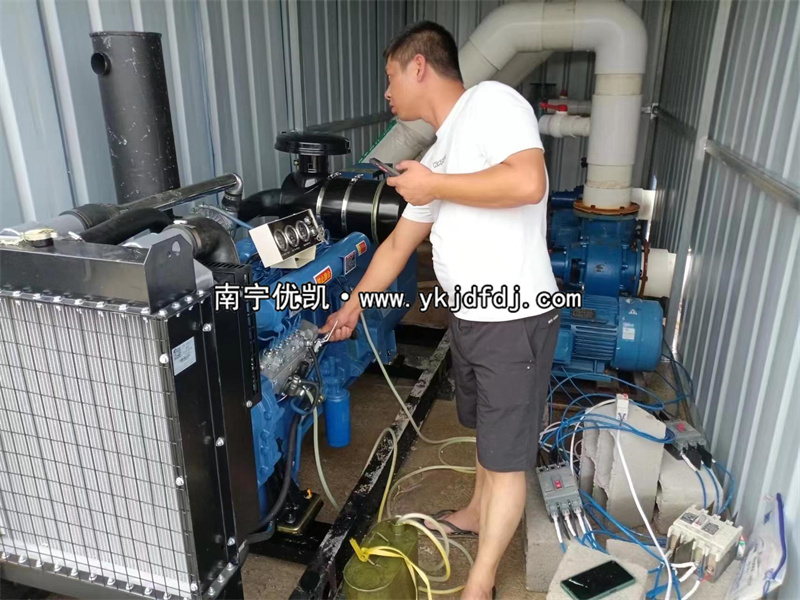 2023年6月16日，120kw濰坊雷納柴油發(fā)電機組送貨欽州養(yǎng)蝦場